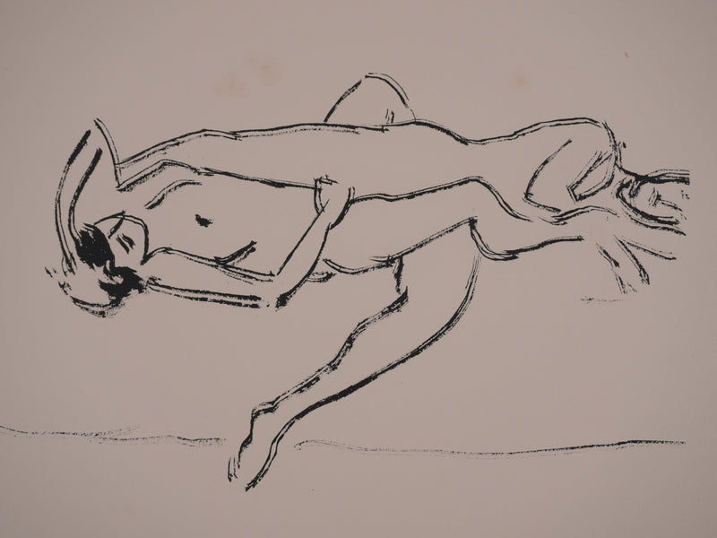 Albert MARQUET : Intimité, Lithographie originale signée