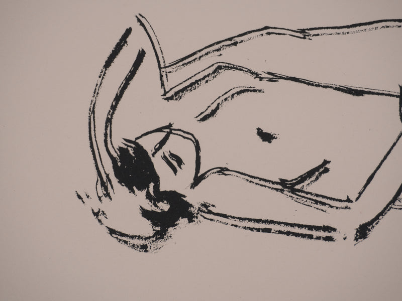 Albert MARQUET : Intimité, Lithographie originale signée