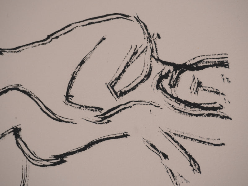 Albert MARQUET : Intimité, Lithographie originale signée