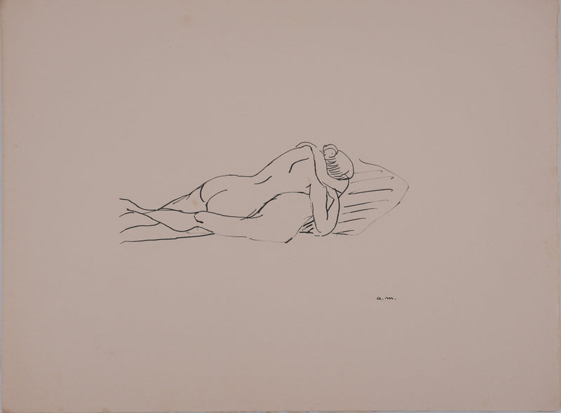 Albert MARQUET : Entrelacées, Lithographie originale signée