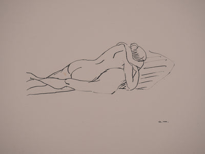 Albert MARQUET : Entrelacées, Lithographie originale signée
