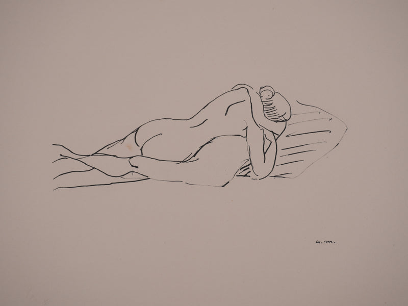 Albert MARQUET : Entrelacées, Lithographie originale signée