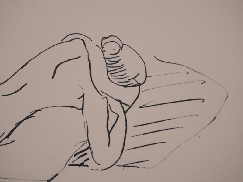 Albert MARQUET : Entrelacées, Lithographie originale signée