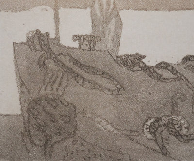 Zoran MUSIC : Venise, Canal de la Giudecca, Gravure originale