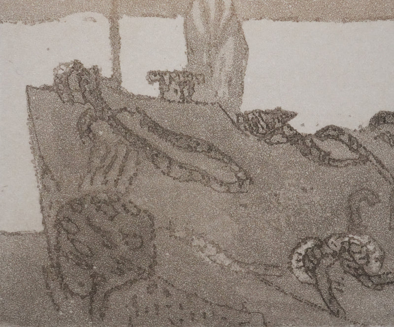 Zoran MUSIC : Venise, Canal de la Giudecca, Gravure originale