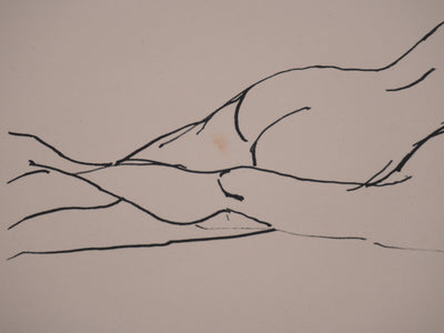 Albert MARQUET : Entrelacées, Lithographie originale signée