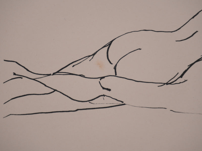 Albert MARQUET : Entrelacées, Lithographie originale signée
