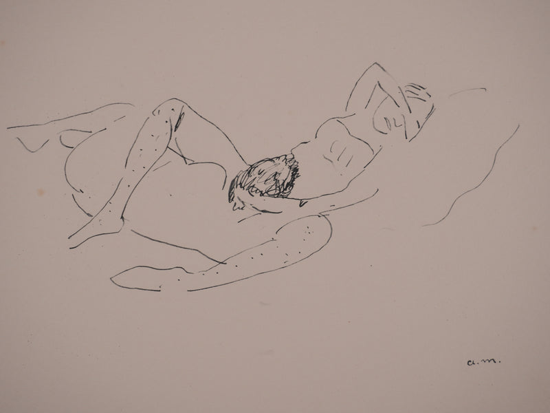 Albert MARQUET : Moment passionnel, Lithographie originale signée