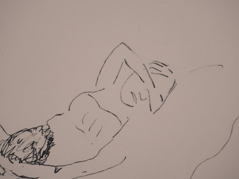 Albert MARQUET : Moment passionnel, Lithographie originale signée