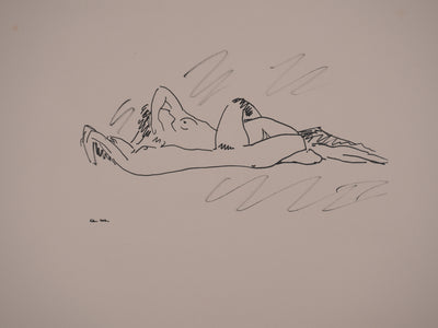 Albert MARQUET : Etourdiment, Lithographie originale signée