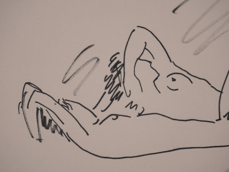 Albert MARQUET : Etourdiment, Lithographie originale signée