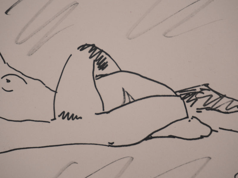 Albert MARQUET : Etourdiment, Lithographie originale signée