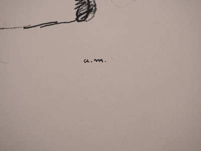 Albert MARQUET : Plaisir intime, Lithographie originale signée