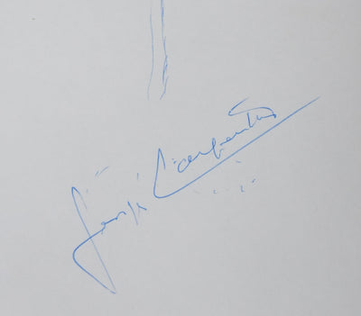 S. CARPENTIER : La jolie plante, Autographe et dessin original signé