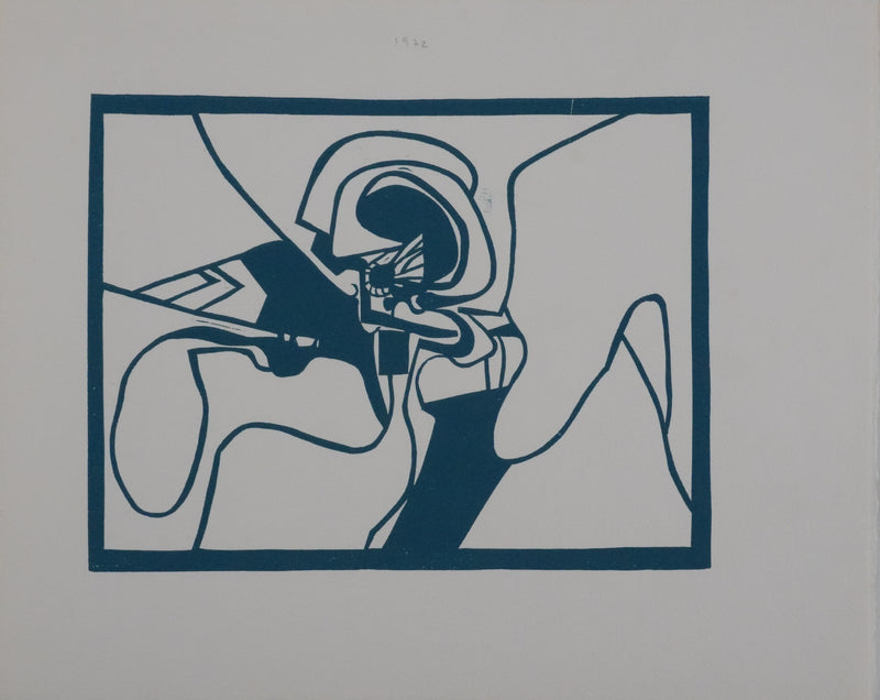 Robert MÜLLER : Le tunnel, Gravure originale