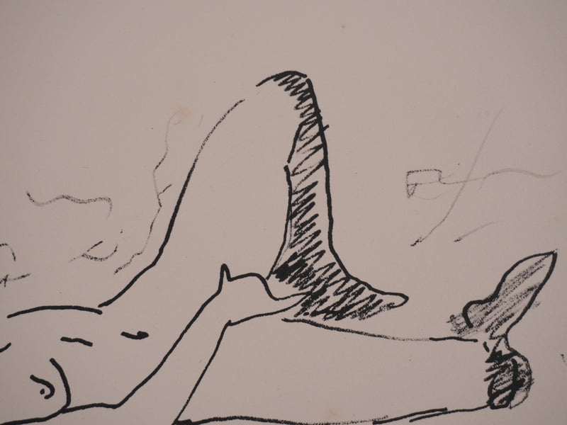Albert MARQUET : Plaisir intime, Lithographie originale signée