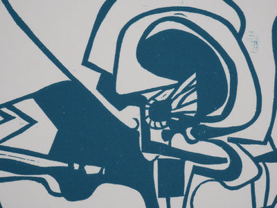 Robert MÜLLER : Le tunnel, Gravure originale