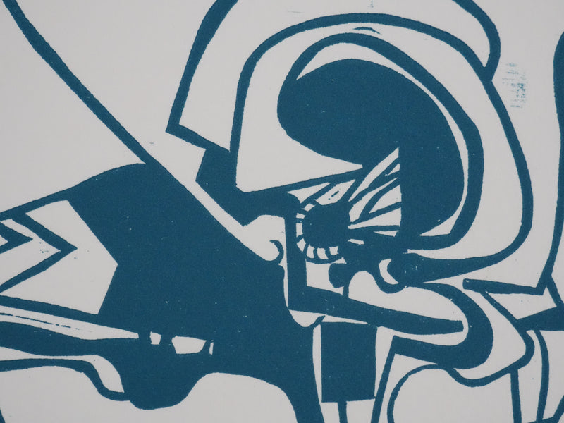 Robert MÜLLER : Le tunnel, Gravure originale