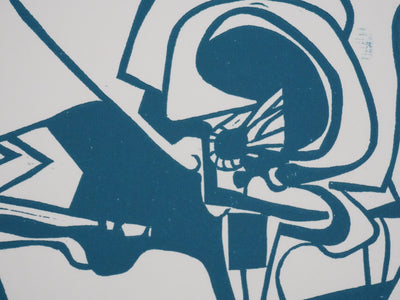 Robert MÜLLER : Le tunnel, Gravure originale