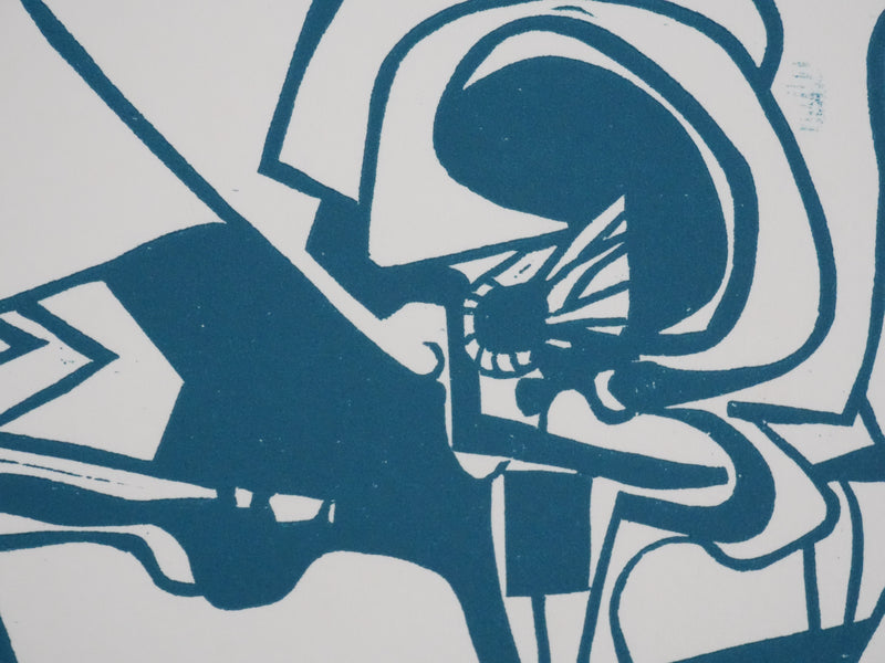 Robert MÜLLER : Le tunnel, Gravure originale