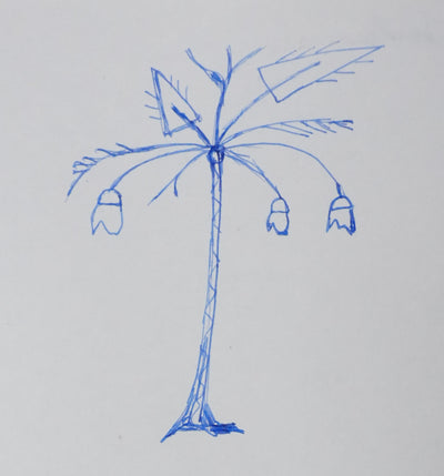 Yves SANDRE : Les cloches de l'arbre, Autographe et dessin original signé