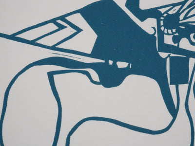 Robert MÜLLER : Le tunnel, Gravure originale