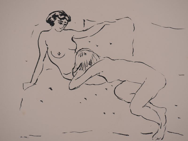 Albert MARQUET : Tendresse, Lithographie originale signée