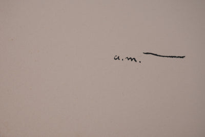 Albert MARQUET : Tendresse, Lithographie originale signée