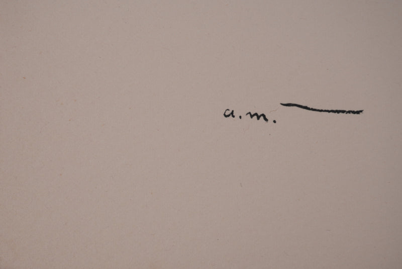 Albert MARQUET : Tendresse, Lithographie originale signée