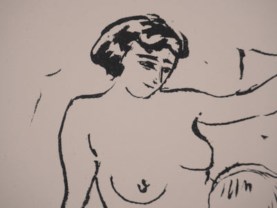 Albert MARQUET : Tendresse, Lithographie originale signée