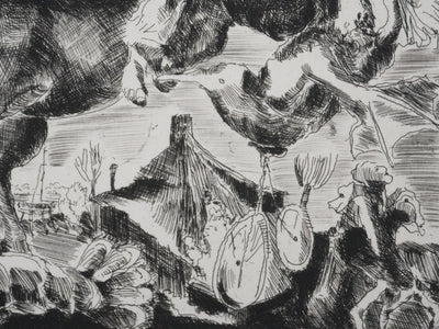 Claude BOGRATCHEW : Notre temps, Gravure originale signée