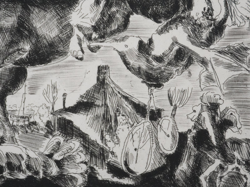 Claude BOGRATCHEW : Notre temps, Gravure originale signée