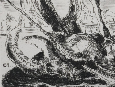 Claude BOGRATCHEW : Notre temps, Gravure originale signée