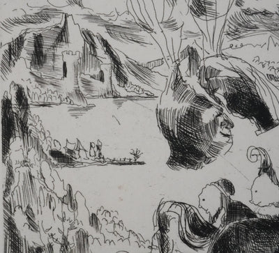 Claude BOGRATCHEW : Notre temps, Gravure originale signée