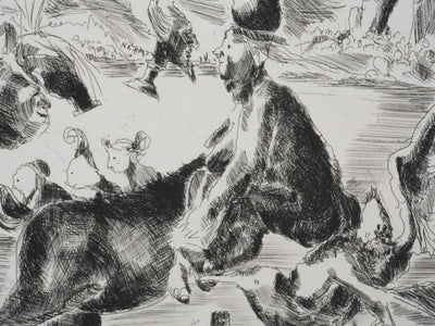 Claude BOGRATCHEW : Notre temps, Gravure originale signée