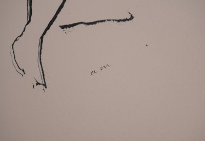 Albert MARQUET : Les amantes sur le lit, Lithographie originale signée