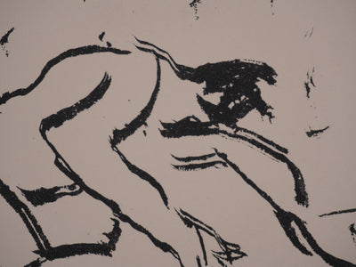 Albert MARQUET : Les amantes sur le lit, Lithographie originale signée