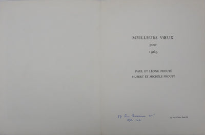 Claude BOGRATCHEW : Notre temps, Gravure originale signée