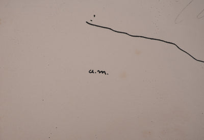 Albert MARQUET : Moment d'extase, Lithographie originale signée