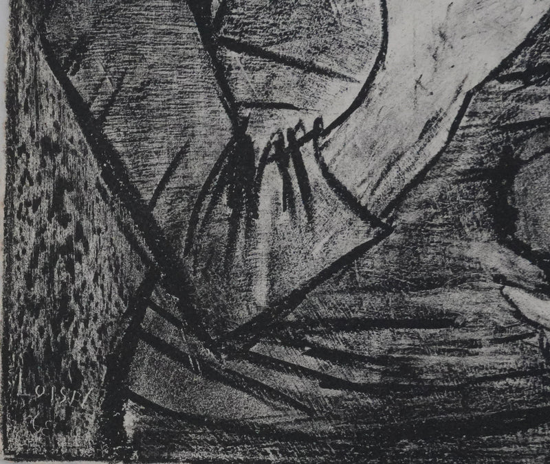 Frédéric LOISEL : Les présents, Lithographie originale signée