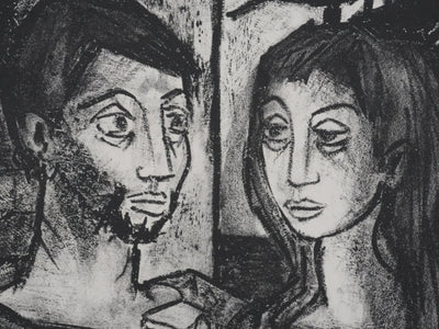 Frédéric LOISEL : Les présents, Lithographie originale signée