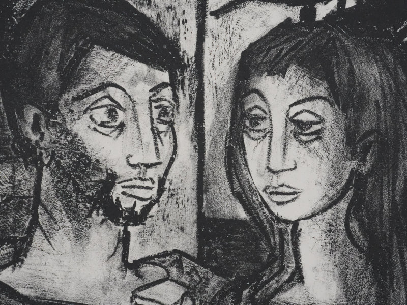 Frédéric LOISEL : Les présents, Lithographie originale signée