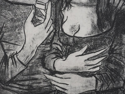 Frédéric LOISEL : Les présents, Lithographie originale signée