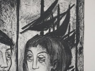 Frédéric LOISEL : Les présents, Lithographie originale signée