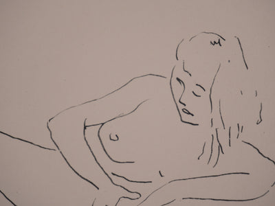 Albert MARQUET : Les amantes, Lithographie originale signée