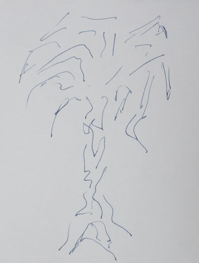 Salah STETIE : L'arbre de la nuit, Autographe et dessin original signé