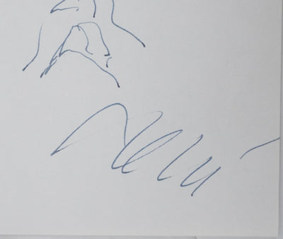 Salah STETIE : L'arbre de la nuit, Autographe et dessin original signé