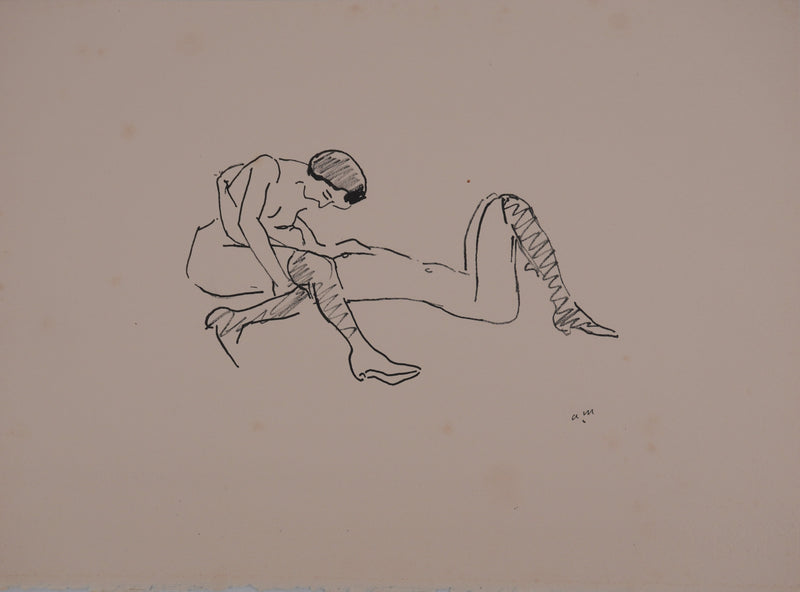 Albert MARQUET : Dans ses bras, Lithographie originale signée