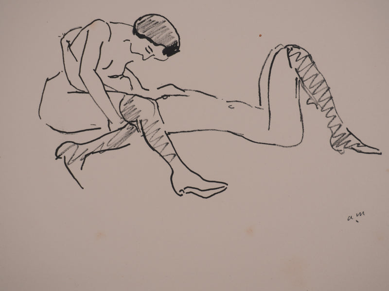 Albert MARQUET : Dans ses bras, Lithographie originale signée