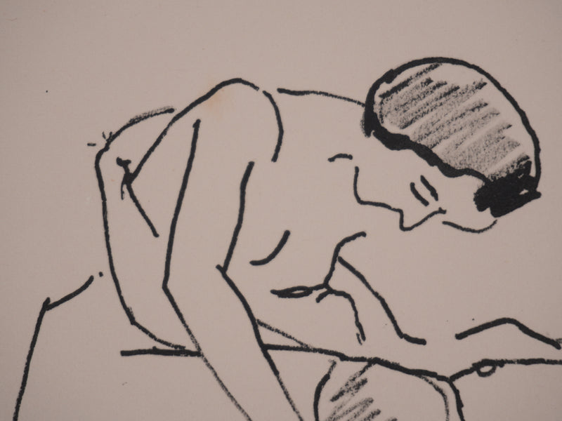 Albert MARQUET : Dans ses bras, Lithographie originale signée